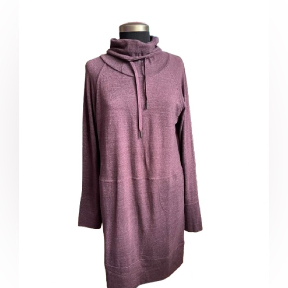 Prana Sunrise Cowl Neck Sweater Dress Size XL